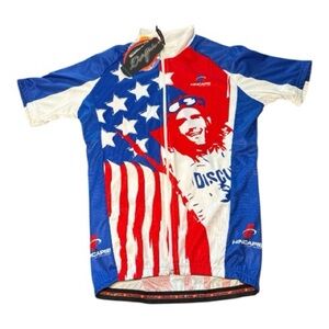 NEW! George Hincapie USA Champion Cycling Bicycle Jersey Men's Small